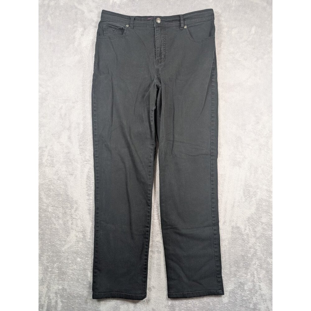 Gloria Vanderbilt Amanda Jeans Womens Size 12 Denim Straight Mom Casual Comfort